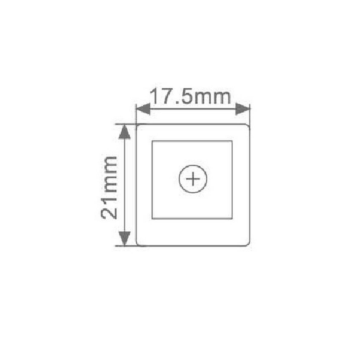 Escuadra ang.PLASTICO blanco SIMPLE MJ015 C20 2cie (2431110) - Imagen 2