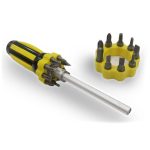 Destornillador telesc. 9 puntas c/led C48 c12 un (2650500)