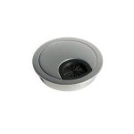 Pasacable METALICO zamac cromado MEATON (2954500)