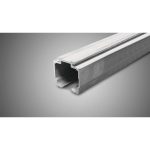Riel DUCASSE U45 Aluminio 3 metros para DN50 (3150046)