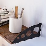 Soportes lateral DUCASSE MATISSE negro 23cms. (3160820)