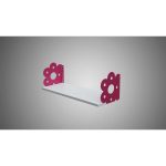 Kit repisa FLOR FUCSIA madera60x20x12+2mensula kit (3210510)