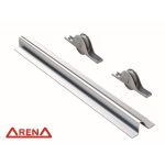 Riel ARENA p/rueda Coliza 38/45mm.zinc.2mts. (3923845)