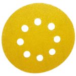 Discos velcro 5" 8 agujeros gr.100 gpo.10 papel am (7010600)