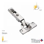 TITUS Bisagra tipo "S" Clip RECTA 35mm (8002080)