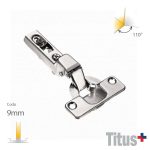 TITUS Bisagra tipo "S" Clip CURVA 35mm (8002085)