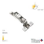 TITUS Bisagra Rinconera 170° tipoS Clip RECTA 35mm (8002230)