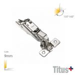 TITUS Bisagra Rinconera 170° tipoS Clip CURVA 35mm (8002240)