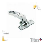 TITUS Bisagra Pilastra 90° tipo S ClipS/CURVA 35mm (8002270)