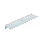 Estante de vidrio 600x175x65mm.c/leds base alumin (2400000)