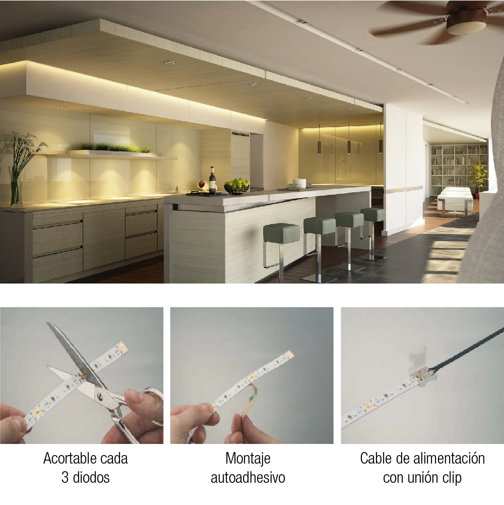 TIRA LED 14.4W 12V 5met. FRIA RS102 (8010430) - Imagen 3
