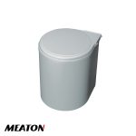 Cubo de basura extraible PLASTICO cilindrico 14Lts (8001110)