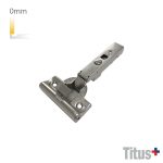 TITUS Bisagra tipo "T" PISTON y Clip RECTA  35mm (8001940)