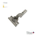 TITUS Bisagra tipo "T" PISTON y Clip SÚPER CURVA 35mm (8001960)
