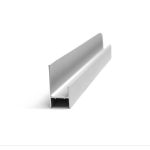 Perfil J aluminio para cajones. Placa 18a18.5mm largo 2.6m (2918091)