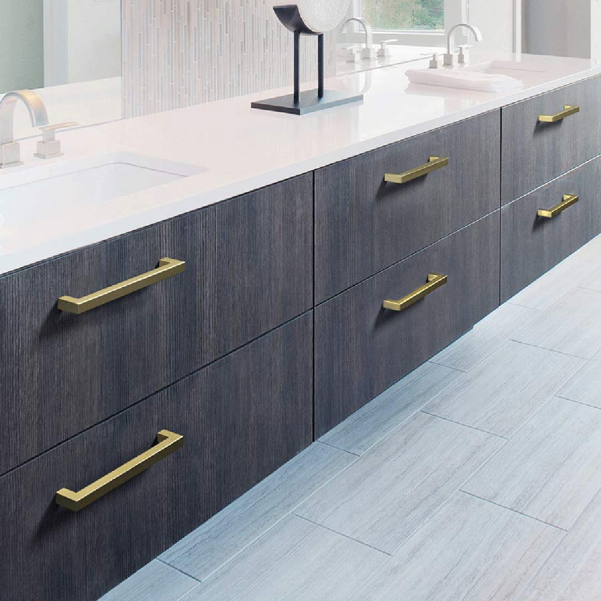 Tirador Tipo C 320 mm. ac.inox. GOLD c50 C400 (8004640) - Imagen 2