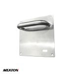Manija fija con placa inox. 173x173x1.2 PALETA IZQUIERDA (2580809)
