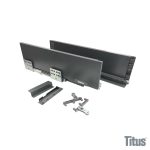 Corredera Slimline Tekform Tacto TITUS 500mm H10 Gris. (8001550)
