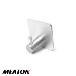 Percha aluminio base cuadrada autoadhesiva (2914020)