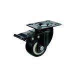 Rueda PVC base CON FRENO con ruleman 40 mm YL (3048040)