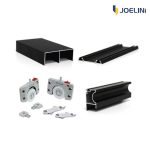 Sistema integral JOELINI 1,5metros PREMIUM 2 HOJAS NEGRO (SISJOELINI152HN)