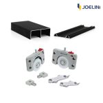 Sistema integral JOELINI 1,5metros STANDARD 2 HOJA NEGRO (SISJOELINI15STD2HN)