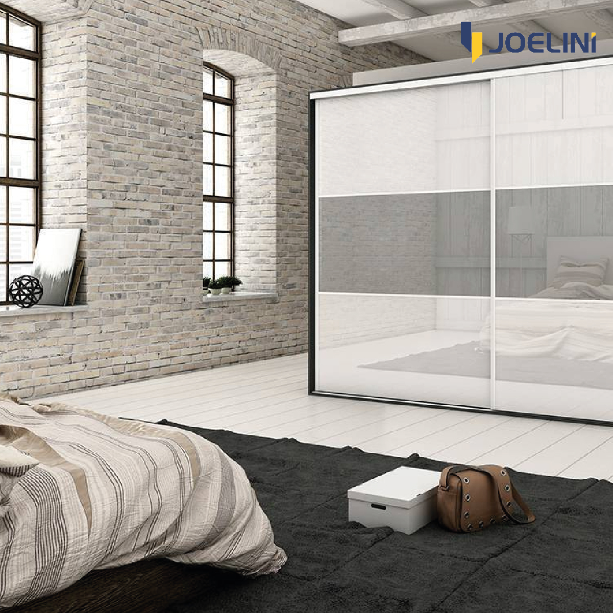 Sistema integral JOELINI 2metros STANDARD 2 HOJAS BLANCO (SISJOELINI2STD2HB) - Imagen 2