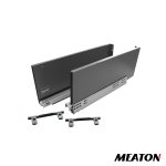 Lateral cajon metal H=15cm 39cm Gris para corredera oculta (2533439)