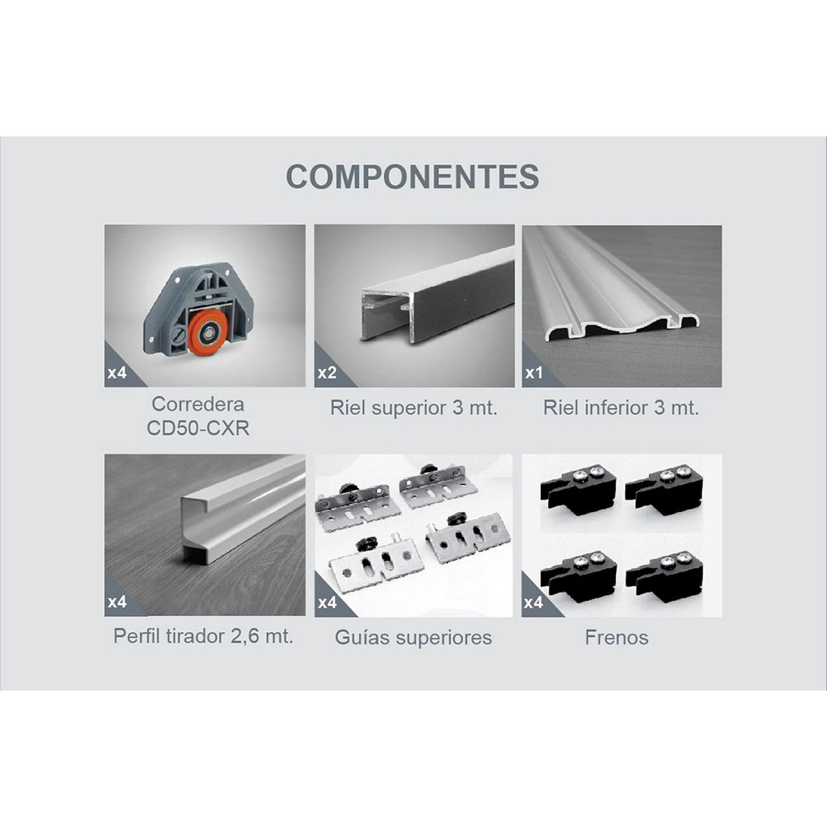 Sistema integral ARICA 3 metros PREMIUM 2 HOJAS (SISARICA32H) - Imagen 2