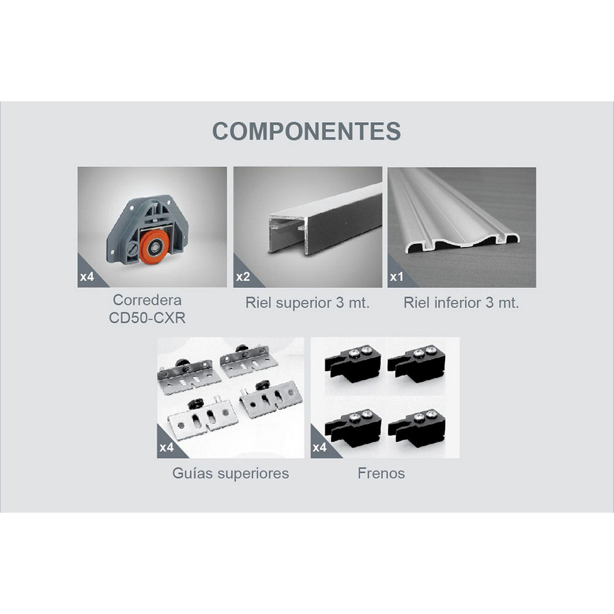 Sistema Integral ARICA 3m.STANDARD 2 hojas (SISARICA3STD2H) - Imagen 2