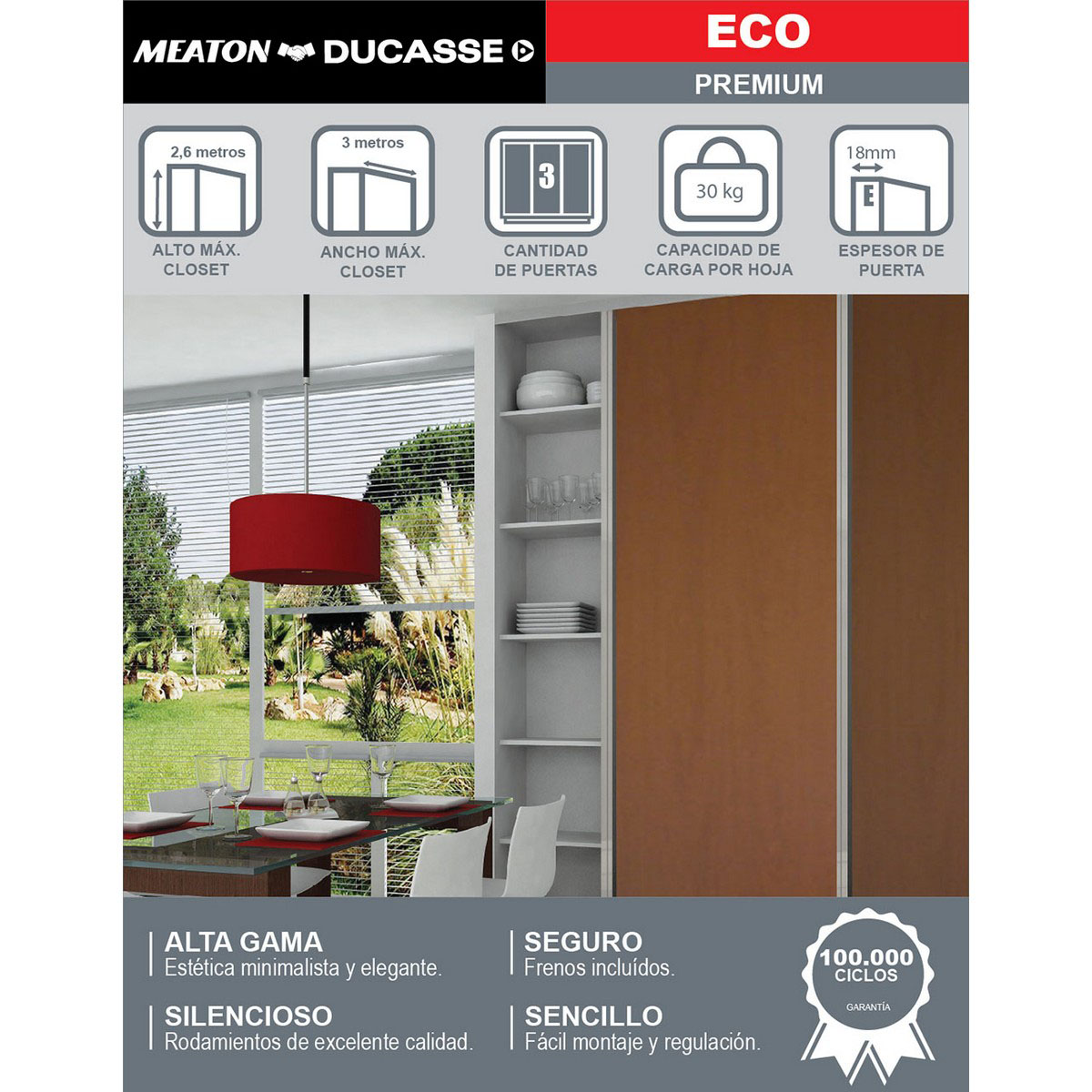 Sistema integral ECO 3metros PREMIUM 3 HOJAS (SISECO33H) - Imagen 4
