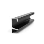 Perfil Tirador 1009 PESADO aluminio anodizado NEGRO encastre (7405526)
