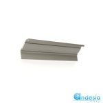 Perfil tirador EMF7418 ALU. AC INOX 2.6M (TAPA) (7418626)