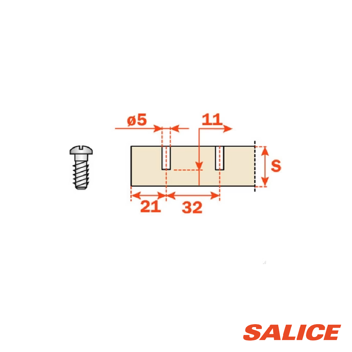 SALICE Evolift 1 Base 3D para bisagra H3mm BAPGM39 (3430195) - Imagen 3