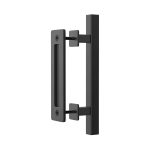 Manijon CUADRADO negro granero 300mm.x1" Ducasse (3119040)
