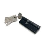 Cilindro multi-punto 80 mm (50-30) Negro 5 llaves (2582054)