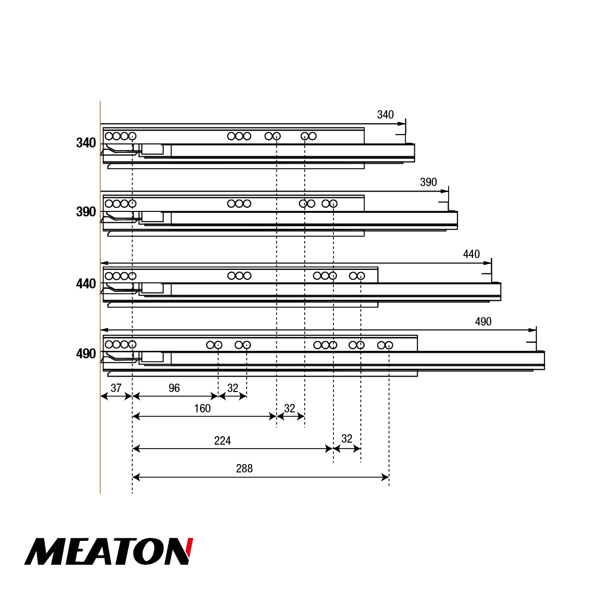 Corred. OCULTA PARCIAL c/piston DY4341 49cm 18mm1D (2536049) - Imagen 3