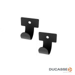 Percha DUCASSE negra CLASSIC 1 gancho (3222010)