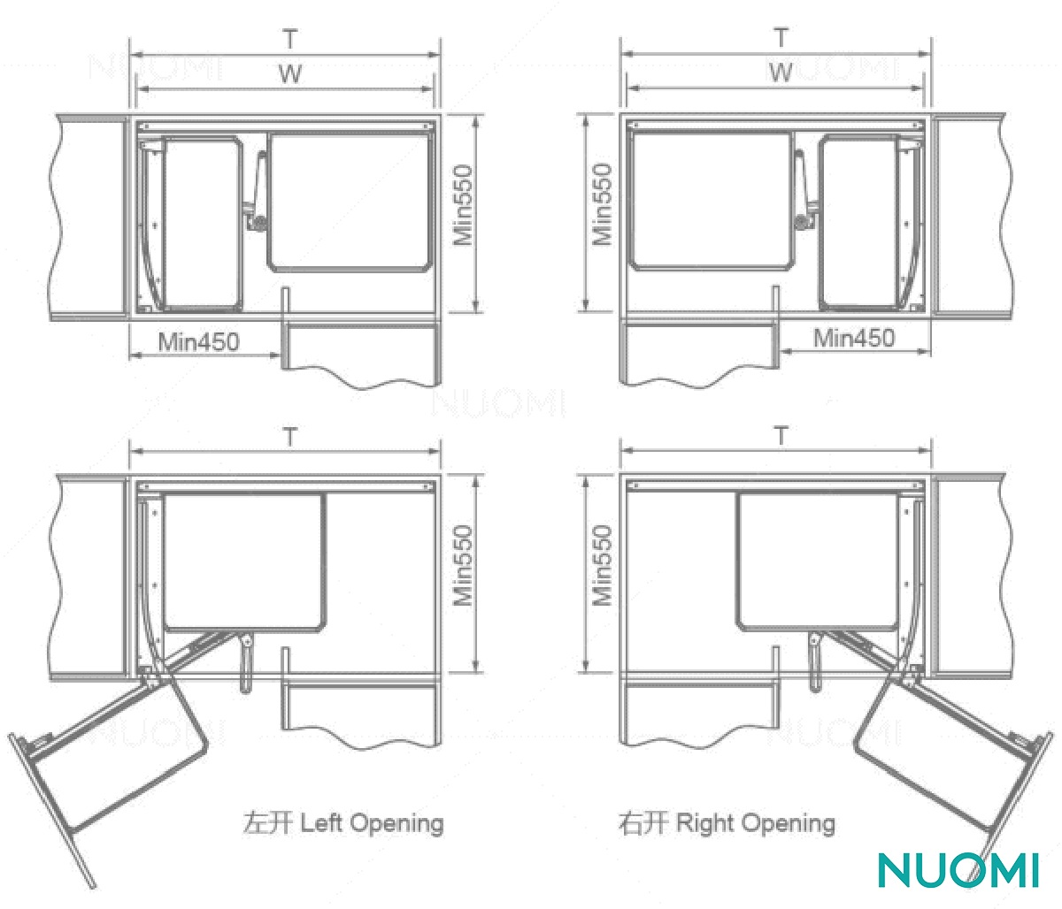 Despensa MAGIC CORNER NUOMI (Encanto) 90cm derecha (N045420) - Imagen 4