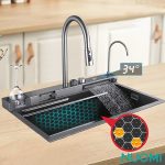 Pileta Smart Multifunción NUOMI Inox 720x460mm (N078710)