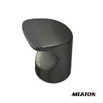 Tirador aluminio MODENA NEGRO boton 3002 c100 un (8005601)