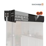 Corredera TAURO PLVD80 2 hojas NEGRO (D10300001473)