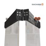 Corredera TAURO CENTRO VD80 +1 hoja Abatible NEGRO (D10300001475)