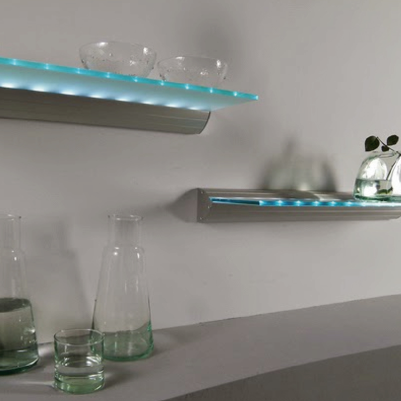 ESTANTE LED VIDRIO
