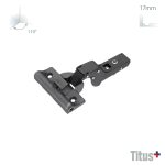 Bisagra tipo "T" TERABLACK TITUS S/CURVA 35mm c/freno (8002320)